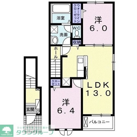 エアリーIIの物件間取画像